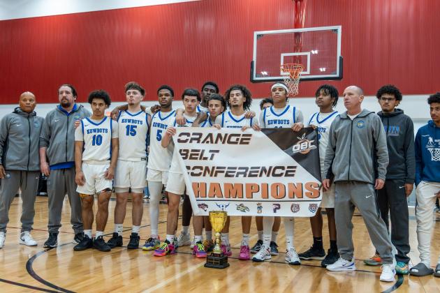 Hard nosed defense and big second-half buckets led the Osceola Kowboys to the 2024 Orange Belt Conference boys basketball title. PHOTO/TAYLOR MCFEE