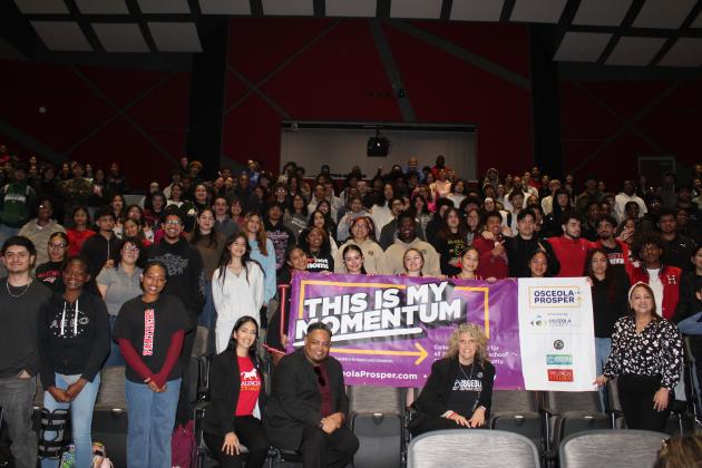 County Commissioner Viviana Janer and Valencia College officials were on hand Thursday to announce another year of Osceola Prosper, allowing the Class of 2025 to attend there and Osceola Technical College tuition-free. PHOTO/KEN JACKSON