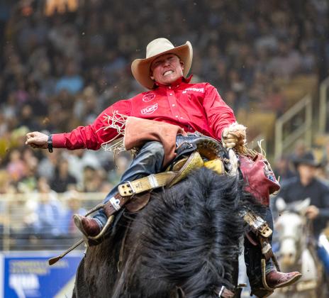 Rodeo-ing ain't easy. PHOTO/TAYLOR MCFEE