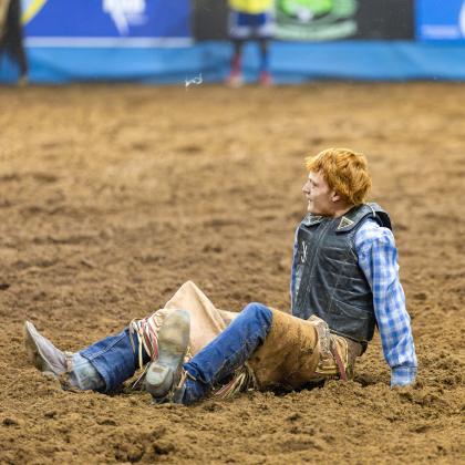 Rodeo-ing ain't easy. PHOTO/TAYLOR MCFEE