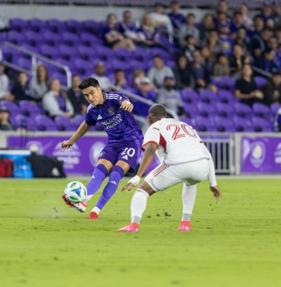Eduard Atuesta was a valuable player in the midfield. The young Brazilian was able to control the tempo and was effective in connecting passes with his teammates. PHOTO/TAYLOR MCFEE