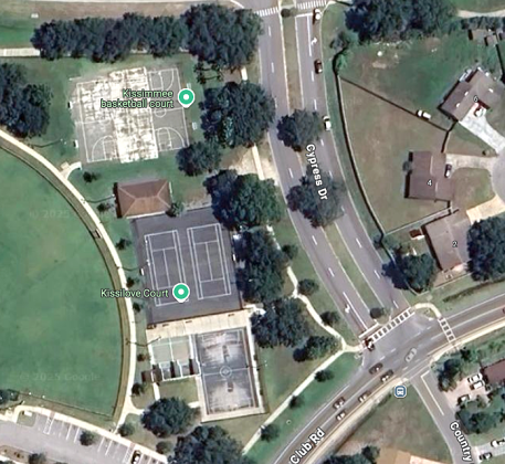 The basketball, tennis and handball courts at Vance Harmon Park have been resurfaced, the Association of Poinciana Villages reports. GOOGLE MAPS