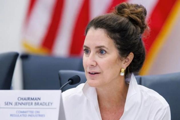 Sen. Jennifer Bradley, R-Fleming Island, wants to prevent insurers from using artificial intelligence as the sole basis for denying insurance claims.  PHOTO/Colin Hackley, NSF