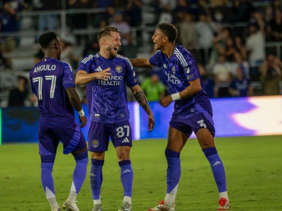 Marco and Rodrigo celebrate Marco’s goal. Lions win 4-1. PHOTO/MARIO CASAMALHUAPA