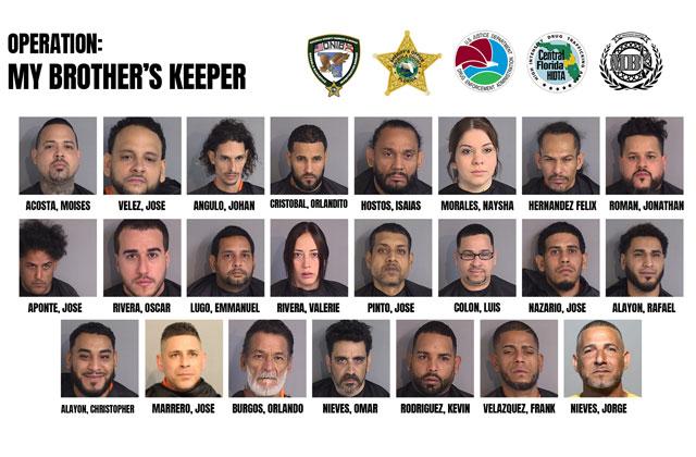 Operation: My Brothers Keeper PHOTO/OSCEOLA SHERIFF DEPARTMENT