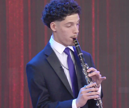 Osceola County School for the Arts Junior gives the whole nation a bit of his talent, appearing Friday on NBC’s Today Show ahead of the Essential Elllington jazz competition in New York. OCSA’s jazz ensemble finished third in an international field and members brought home individual awards. (Photo/NBC Today Show via Essentially Ellington)