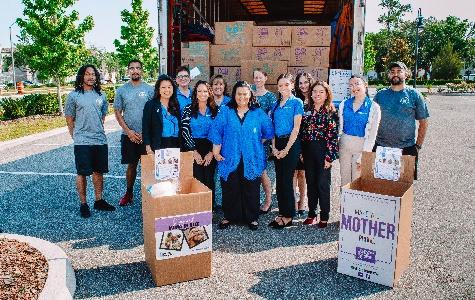 OSCAR’s Realtors Care committee donated over 1,000 items to the Movers for Moms® initiative.. (Photo/Osceola County Association of Realtors)