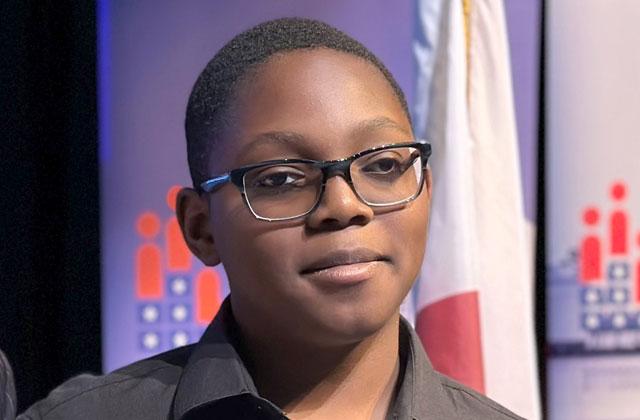 Araoluwakiitan Afolabi of Voyager K-8 in St. Cloud won the inaugural Osceola Chamber Civics Bee on April 25. (Photo/The Osceola Chamber)