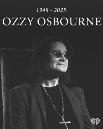 Ozzy Osbourne died Tuesday at the age of 76. (Photo/iHeart Radio Twitter)