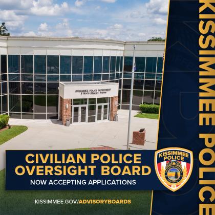 The city of Kissimmee is now accepting applications for the five civic-minded individuals those who want to serve on the Civilian Police Oversight Board. (Photo/City of Kissimmee)
