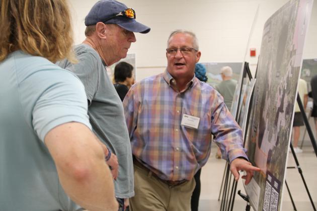The Southport Connector Expressway project gathered Poinciana locals interested in viewing route proposals on Thursday.. (Photo/Michelle Kostuch)