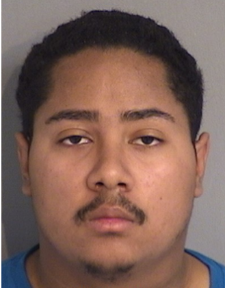 Javier Colon-Soto, 21, was arrested Monday and charged with 23 counts of possession of photo or video of a sexual performance by a child and one count of unlawful use of a two-way communication device.