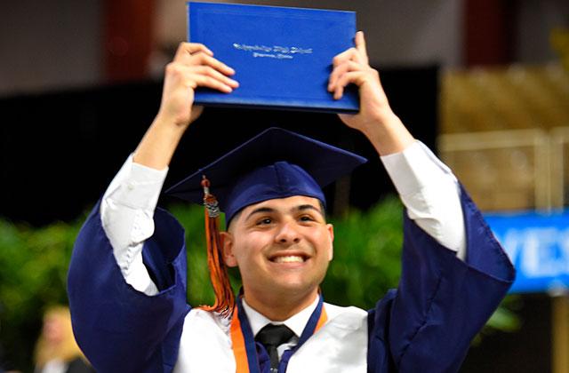 This member of the Tohopekaliga High School Class of 2025 helped Osceola County reach an all-time high graduation rate of 91.1%, the School District announced Tuesday. (Photo/Katie Williams)