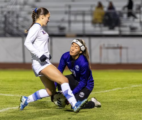 Celebration goalkeeper Allyson Witt (right) made a pair of huge stops in the penalty kick shootout Tuesday after a 1-1 draw in regulation. (Photo/Taylor McFee)
