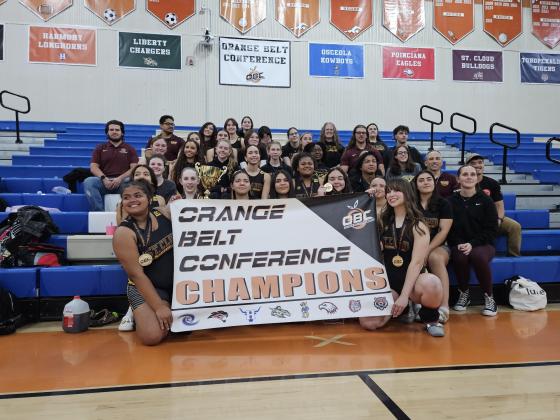 St. Cloud used its incredible team depth to again claim the Orange Belt Conference championship. (Photo/St. Cloud High School)