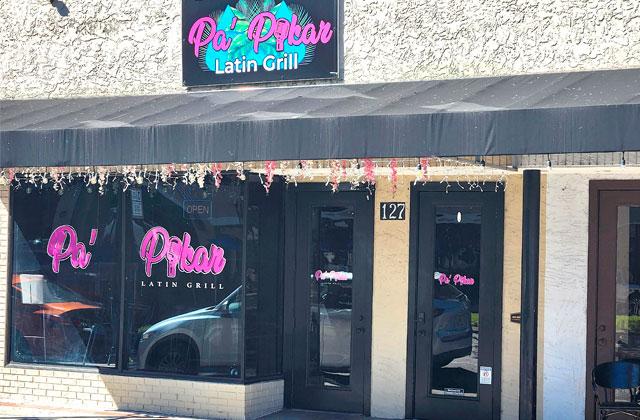Pa’ Pikar sat dark during the lunch hour after police reported that Edsel Abad Rodriguez La Versa, 31, listed as owner/manager of the Latin bar and grill, and Joshua David Lopez Pena, 31, were arrested Friday. (Photo/Ken Jackson)