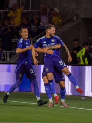 Marco Pasalic scores first goal against Inter Miami, but the good vibes didn't linger for Orlando City. (Photo/Mario Casamalhuapa)