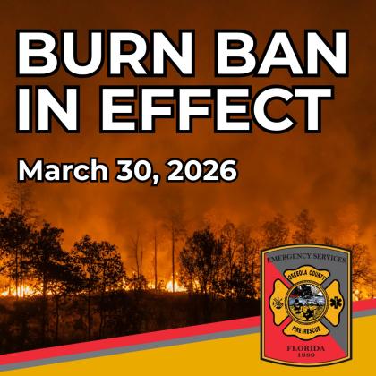 A similar ban was in place from mid-February to early March, considered part of the "dry season" for Central Florida.