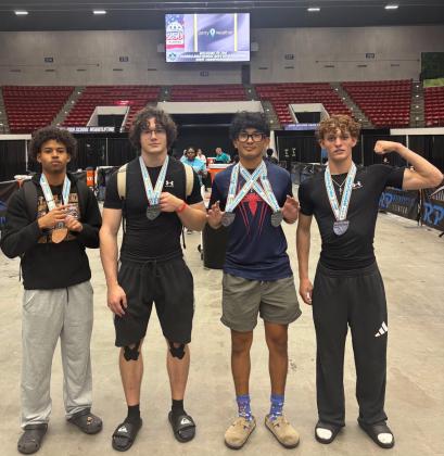 St. Cloud’s boys weightlifting team had four lifters earn All-State honors at last week’s state meet in Lakeland. (Photo/St. Cloud High School)