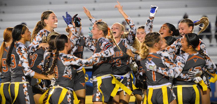All that's missing from this Harmony victory celebration? The regional championship trophy. (Photo/Katie Williams)