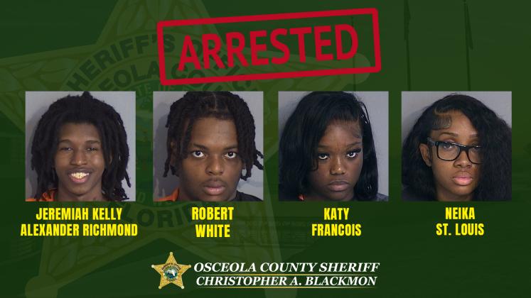 Four people have been arrested as part of a crackdown on these illegal parties at vacation rental homes, mostly on the far western end of the county. (Photo/Osceola County Sheriff’s Office)