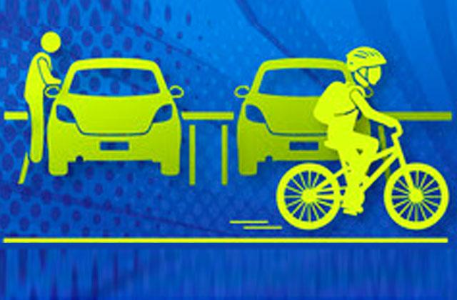 The message is about common sense. For pedestrians, use provided sidewalks or walk facing oncoming traffic, cross streets at and within crosswalks or intersections where drivers expect pedestrians, and look for vehicles in all directions, avoid distractions like wearing headphones or earbuds or staring at phones while crossing the street and generally be looking for those vehicles more than 10 times the size of you and moving faster than you.