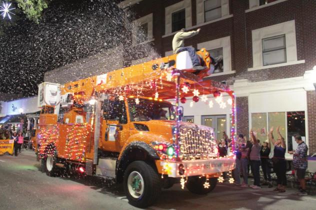 Kissimmee Utility Authority brings the snow