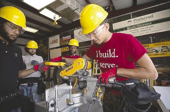 The Osceola Council on Aging partners with YouthBuild, created seven years ago as an avenue to empower Central Florida students who had not earned a high school diploma. PHOTO/COUNCIL ON AGING