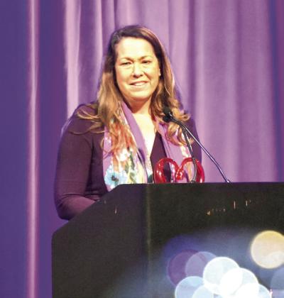 The Linda Goodwin-Nichols Service Award went Tammy Douglas, CEO of Help Now of Osceola. PHOTO/KATIE WILLIAMS