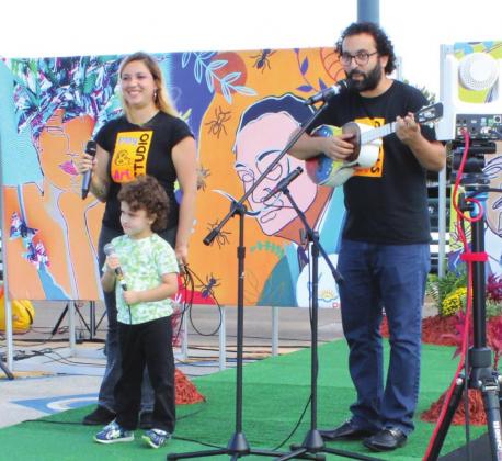 The sun came out just in time for Saturday’s inaugural Hola @ The Park at St. Cloud’s Lakefront Park.