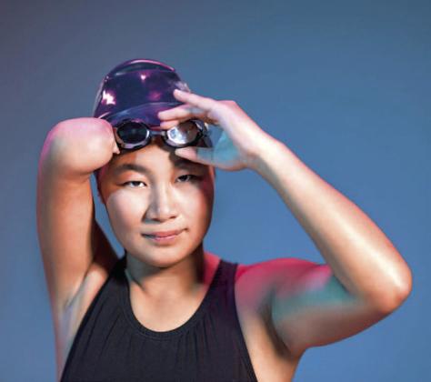 Kissimmee’s Momo Sutton, who has overcome being born without a right hand, will compete among the nation’s best Paralympic swimmers this weekend in Orlando. SUBMITTED PHOTO