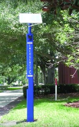 Three 911 emergency call stations have been installed in the Courthouse Square campus in downtown Kissimmee. PHOTO/OSCEOLA COUNTY