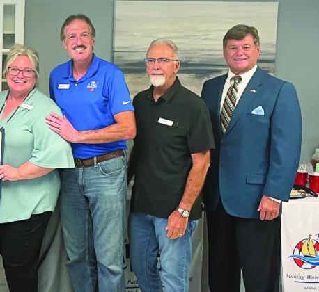 Lifeboat Founder and CEO Jill Bolander Cohen (fourth from right) celebrated 10 years of advocating for human trafficking victims at an Aug. 25 celebration. PHOTOS/THE LIFEBOAT PROJECT