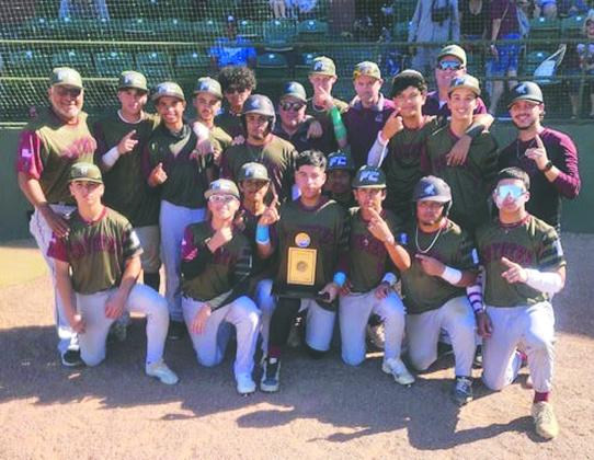 In just its first year as a varsity squad, the Four Corners Charter Coyotes won the Sunshine State Athletic Conference’s Class 5A state baseball title. SUBMITTED PHOTO