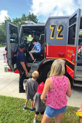 Engines on display! PHOTO/OSCEOLA FIRE RESCUE/EMS