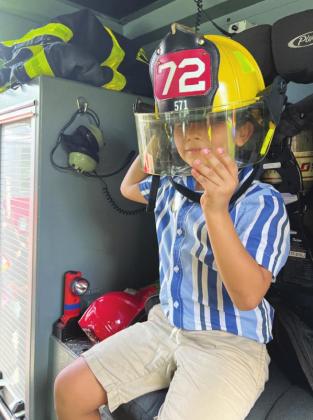 Future firefighter? PHOTO/OSCEOLA FIRE RESCUE/EMS