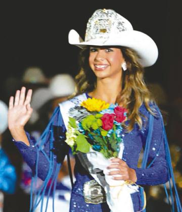 Thursday, Ivy Rousch was named Junior Miss Silver Spurs. (Photo/Katie Williams)