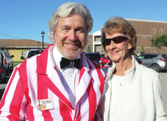 St. Cloud Chamber of Commerce President Dirk Webb, and city ambassador Betty Damke
