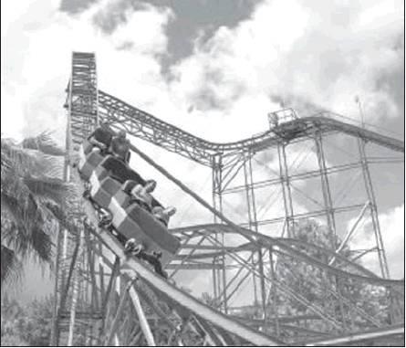 Courtesy of Fun Spot America The name for Fun Spot’s newest roller coaster is the Hurricane. (Right)