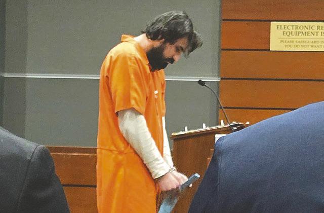 Ahmad Bojeh appeared in Osceola County court twice last week to have a competency hearing scheduled in his case; police accuse him of shooting three tourists to death in a January incident next door to his home. (Photo/Ken Jackson)