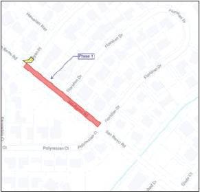 Map of Toho Water Authority sewer project