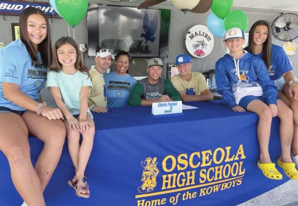 Osceola High — Chris Palmi (center), baseball, Lake-Sumter CC