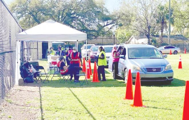 A COVID-19 vaccinations site is currently operating at Kissimmee’s Chambers Park Community Center until April 30. PHOTO COURTESY OF JEREMY LANIER/FACEBOOK