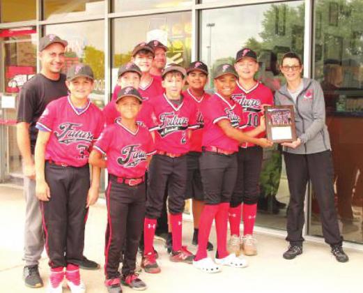 The FOB 12U Travel Baseball Team, of St. Cloud, will play in the Cal Ripken Major/70 World Series in July in Missouri. SUMBITTED PHOTO