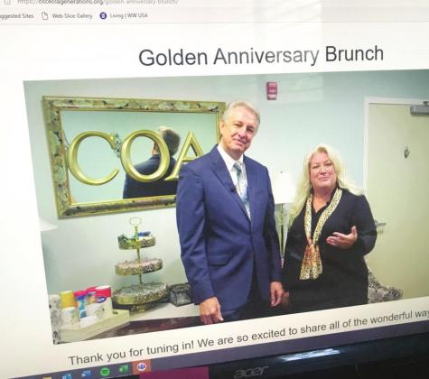 Virtual View of 50th Anniversary Brunch with Osceola Tax Collector Bruce Vickers