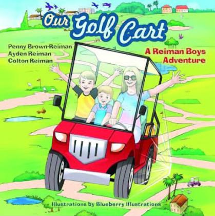With a little transcribing help from their mom, Ayden and Colton Reiman wrote a book about a day in the life of living in their Kissimmee neighborhood. SUBMITTED PHOTO