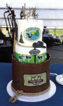 What's a 141st birthday party without an impressive cake? PHOTO/CITY OF KISSIMMEE