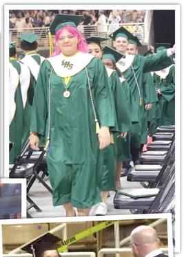 The Liberty High Class of 2023 files in for graduation. PHOTO/OSCEOLA COUNTY SCHOOL DISTRICT