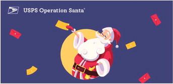 Be a part of Operation Santa — respond to a child who wrote a letter addressed to the North Pole. Here's how. GRAPHIC/USPS