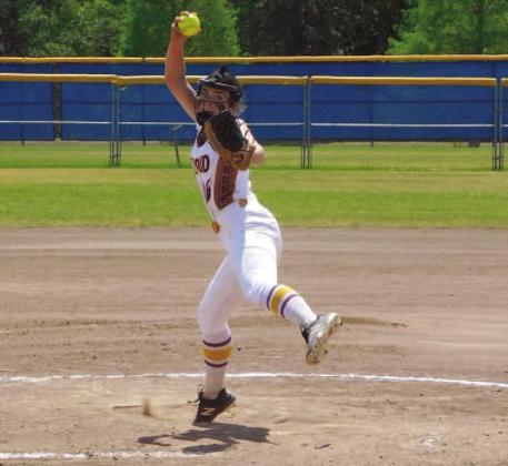 St. Cloud freshman Addison Felblinger excelled in the pitching circle and at the plate for the Bulldogs this season. PHOTO/ST. CLOUD HIGH SCHOOL